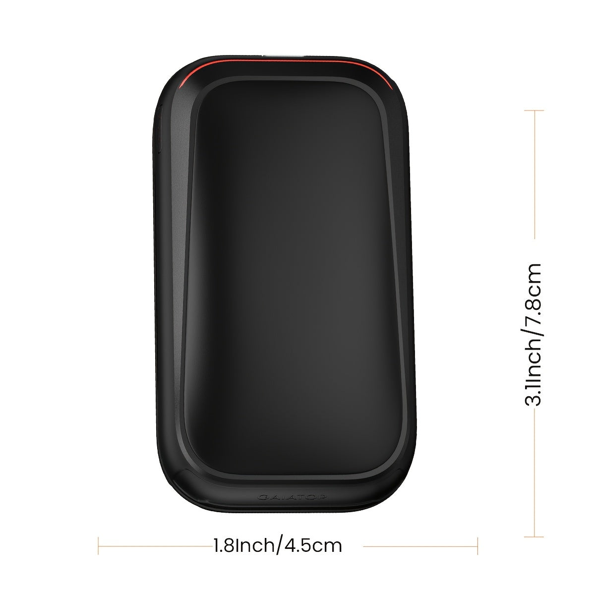 Rechargeable Hand Warmer Portable Aluminum 3-Level Heat for Outdoor Activities