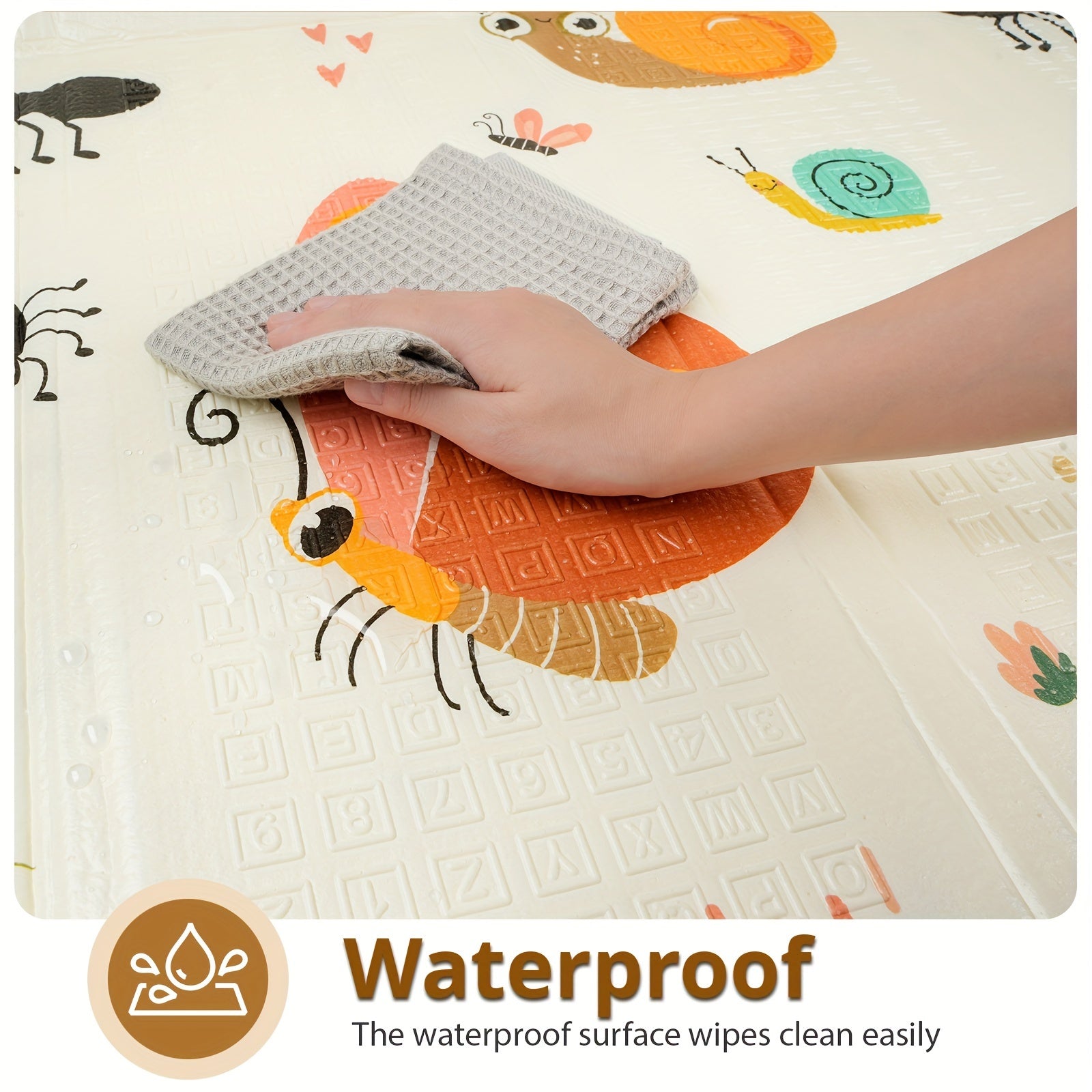 Kids' Waterproof Foam Play Mat for Kids Safety and Comfort Christmas Gift