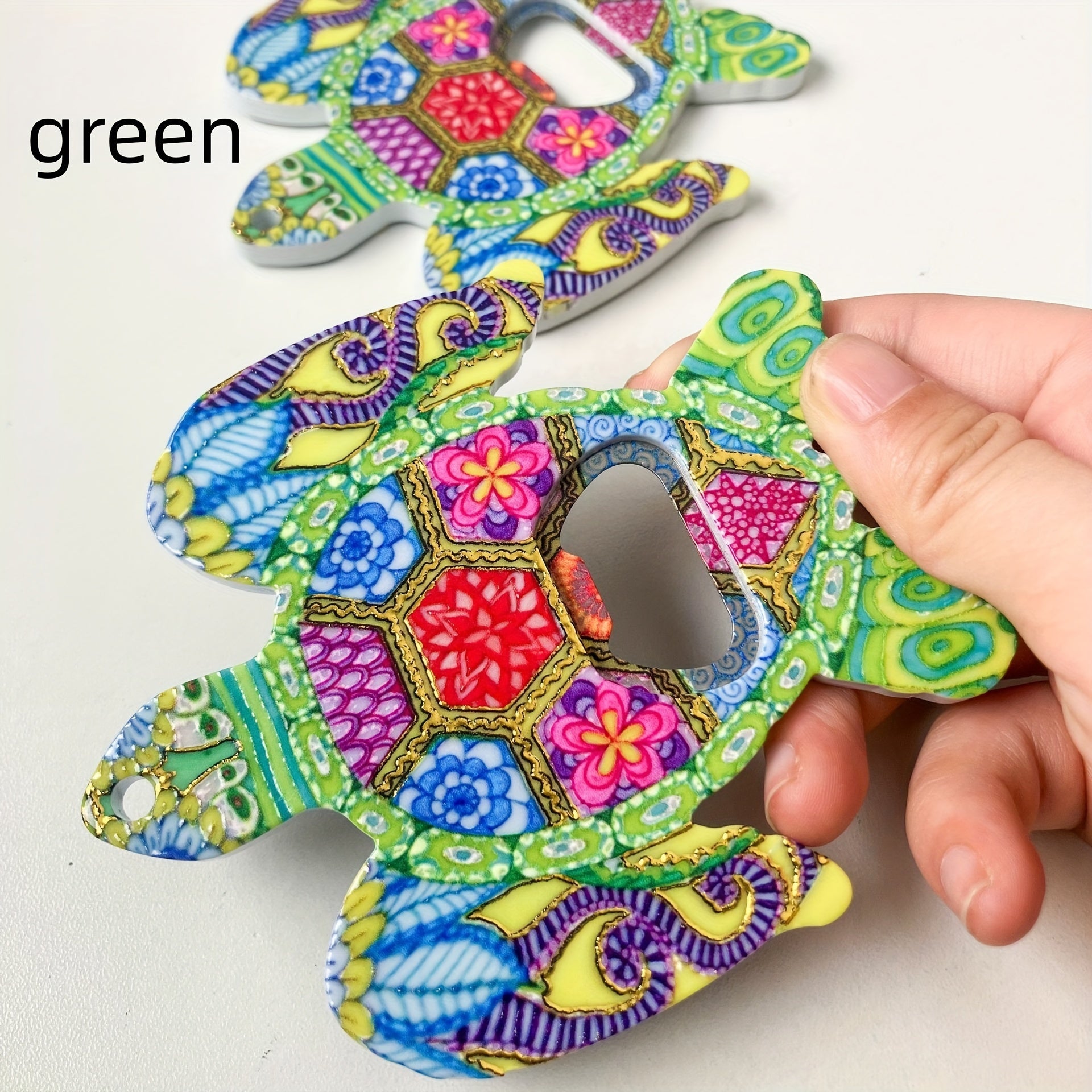 Magnetic Tortoise-Shaped Bottle Opener Refrigerator Accessory Fun Kitchen Tool