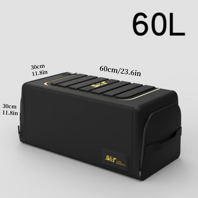 Folding Car Trunk Storage Box Organizer Oxford Material Universal Fit