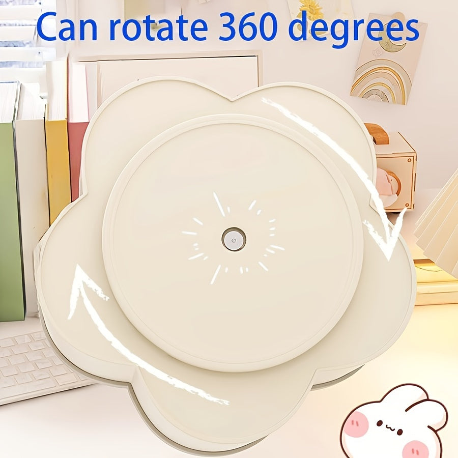 360-градусный вращающийся подставка для ручек с увеличенной ёмкостью и многофункциональной настольной коробкой для хранения, изготовленная из полированного ПВХ-материала, встраиваемая, лёгкая и с 360-градусным вращением.