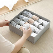 Foldable Storage Box for Socks and Underwear Closet Organizer Drawer Divider