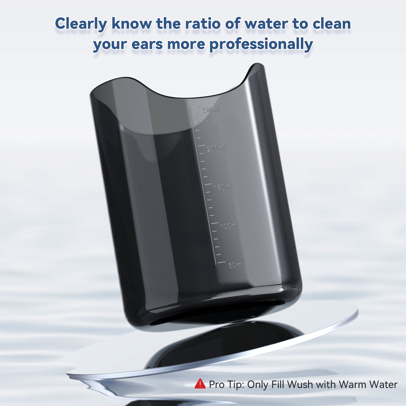 2000mAh litiy batareyasi, USB ikki quvvat rejimi, 4 bosim sozlamalari, 5 jet oqimlari, lavha va 10 almashtiriladigan nozzle bilan qayta zaryadlanadigan elektr quloq mumini olib tashlash to'plami.