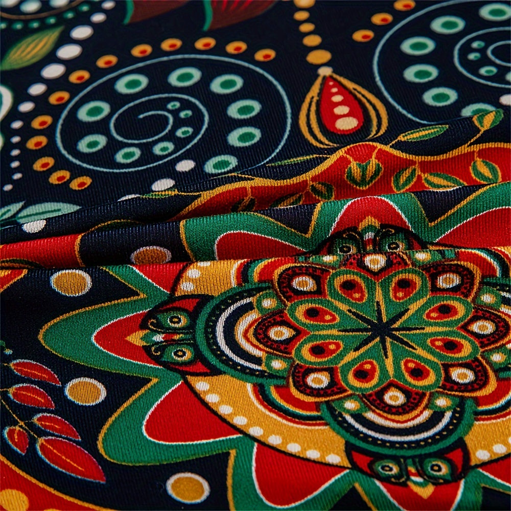 2 печатных чехла для стульев, чтобы украсить и декорировать дома или в офисе для раскладных или вращающихся стульев.