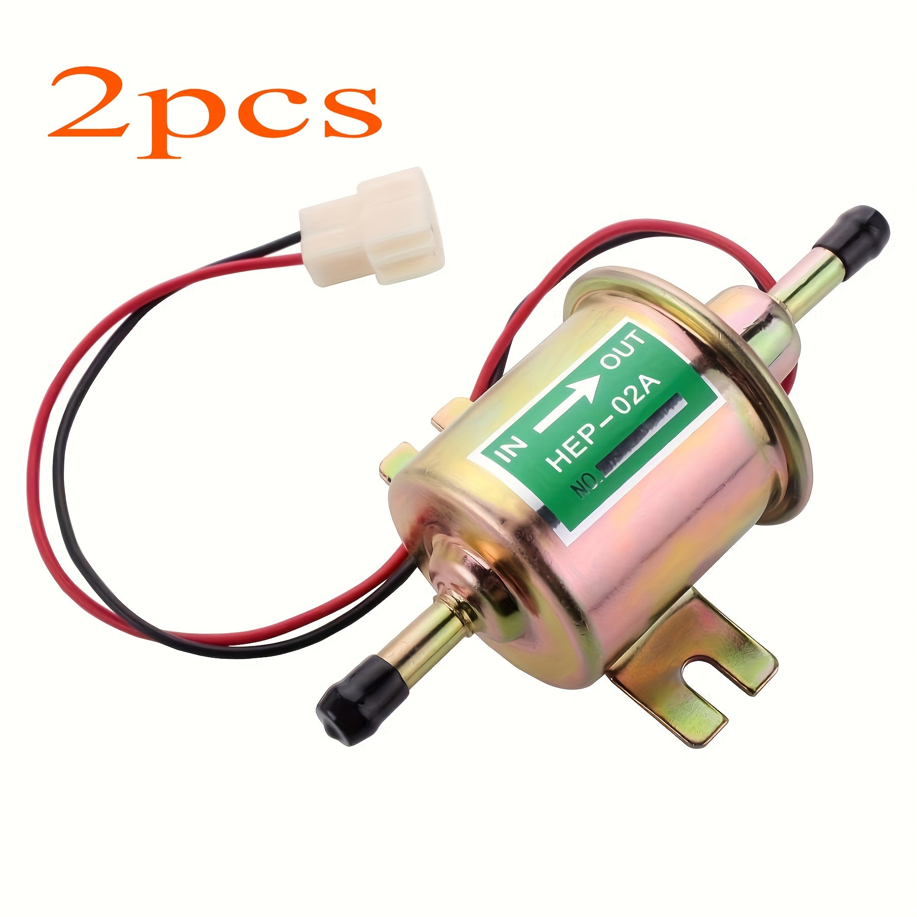 Heavy Duty 12V Diesel Fuel Pump Inline Electric Gasoline Fuel System for Machines