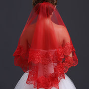 To'y qiz to'yiqlari tizzasi 152.4cm Qo'lda yuvish uchun romantik aksessuar