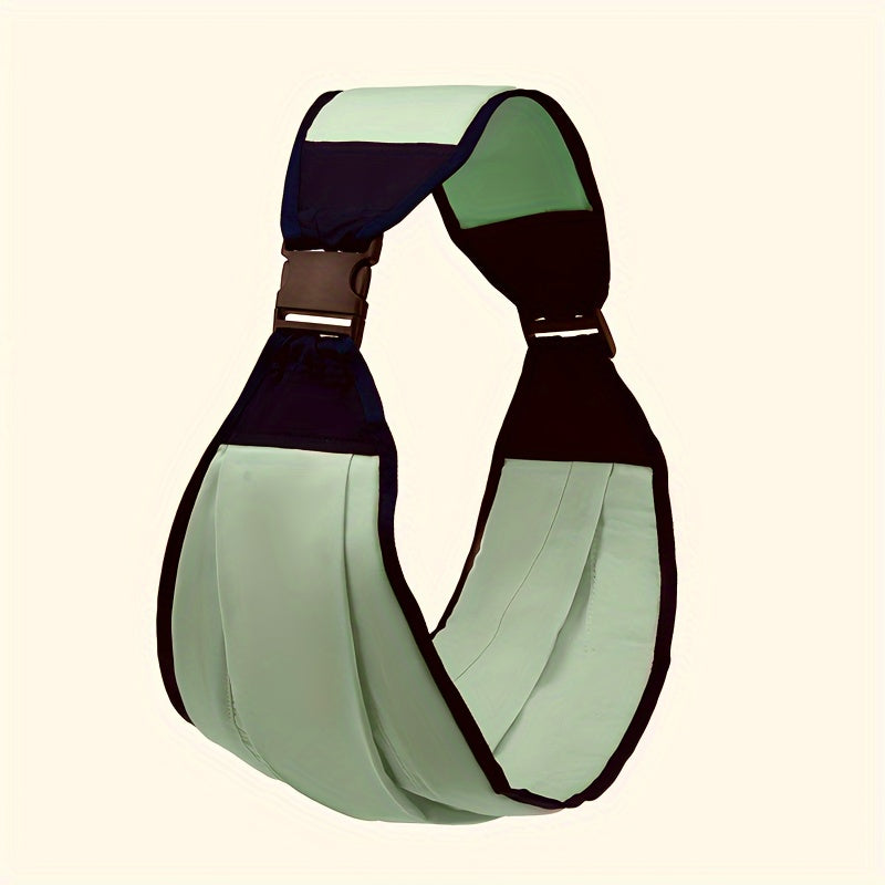 Adjustable Baby Carrier with Stripes Cotton Blend Secure Buckle for Infant Travel