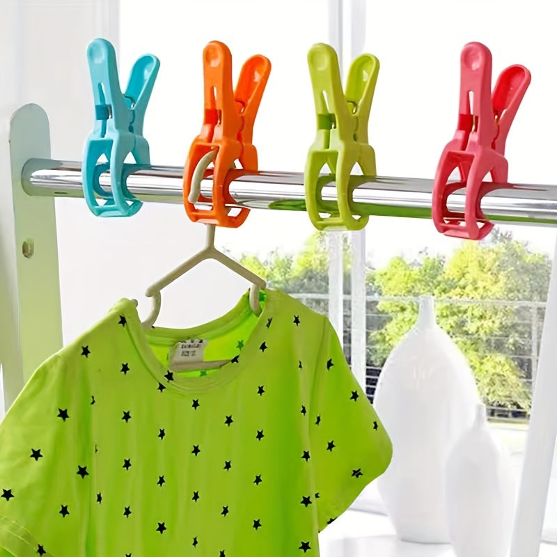 Набор из 5 больших водостойких пластиковых прищепок для белья и развешивания