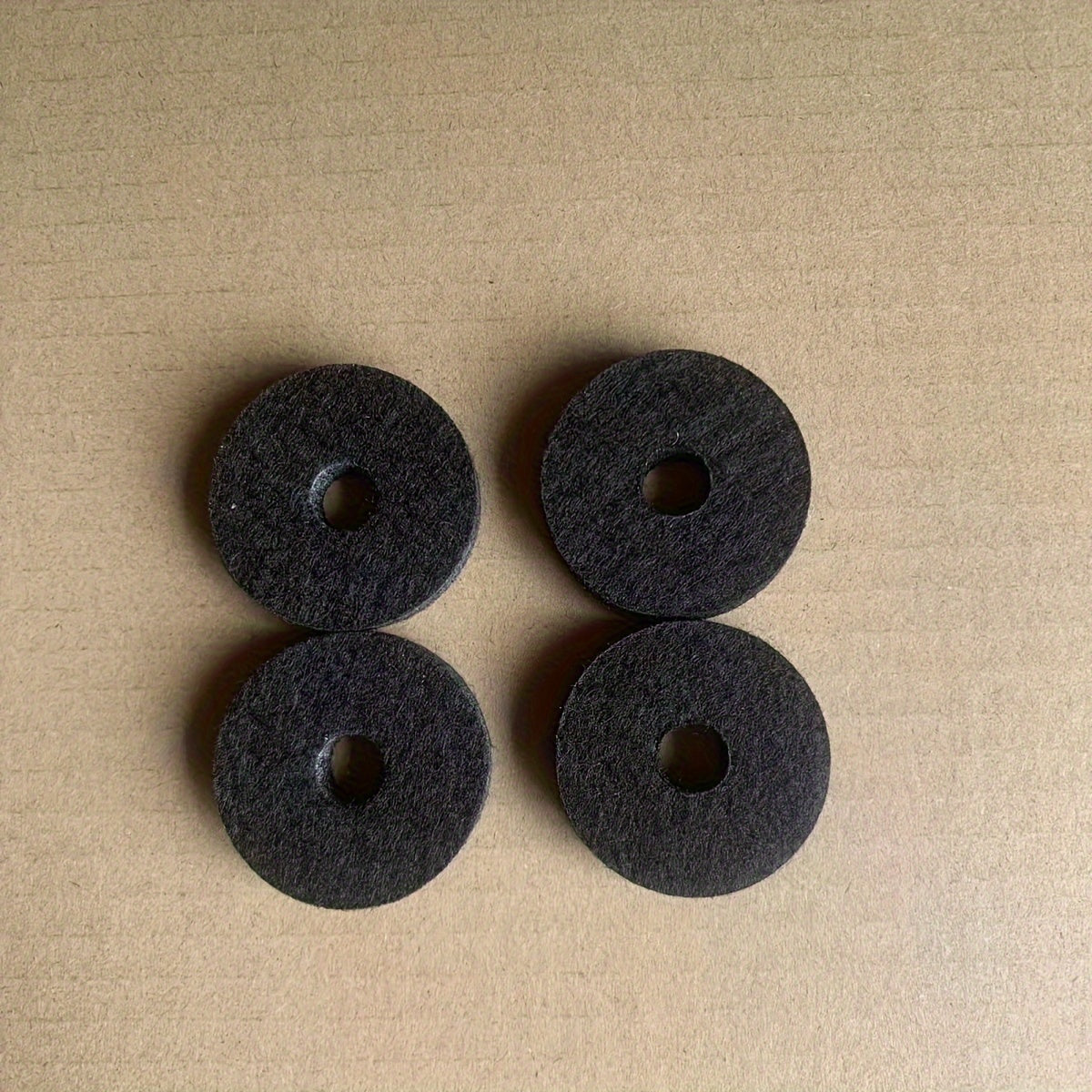 Set of 10 Cymbal Protection Felt Sponge Pads for Drum Accessories Black