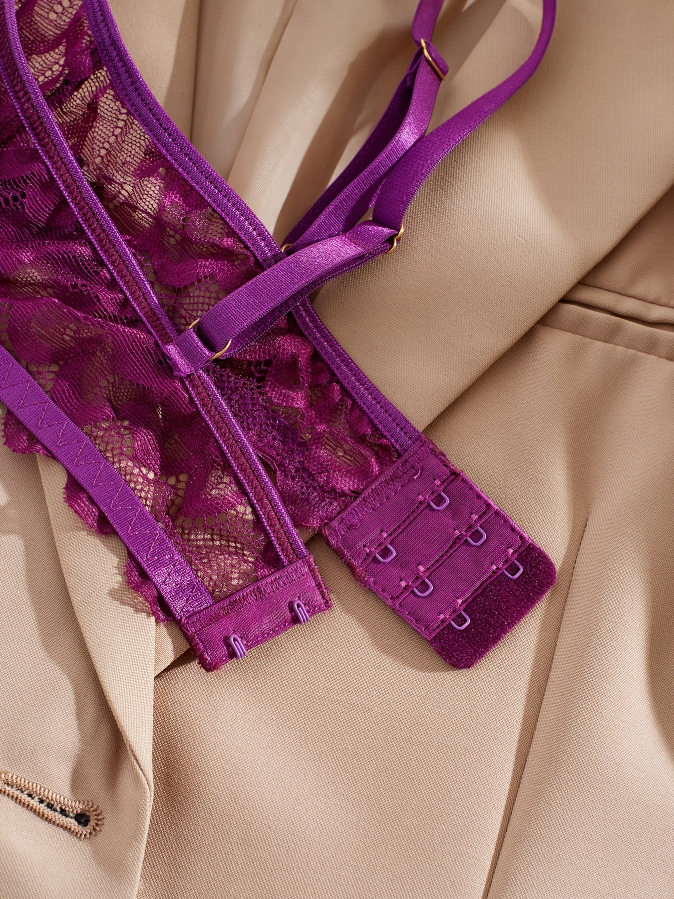 Women's Lingerie Set with Cupless Bra and Panty, Comfortable, Sexy