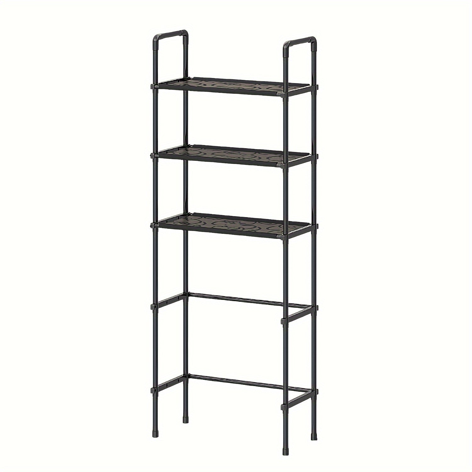 Over-The-Toilet Bathroom Organizer with 3 Tiers Metal Hanging Shelving Unit Storage