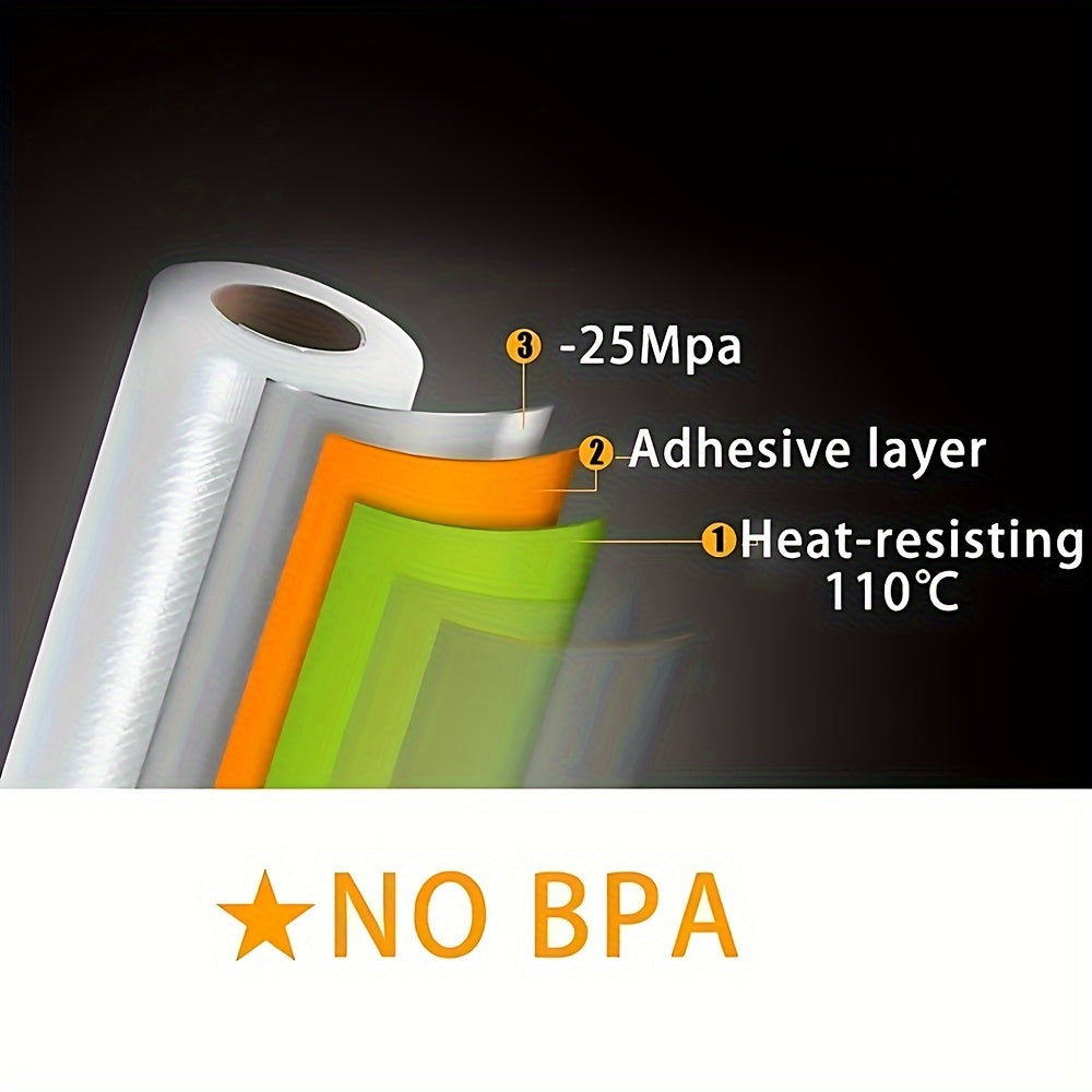 Vacuum Sealing Storage Bag Roll BPA-Free Food Preservation for Meat and Steak
