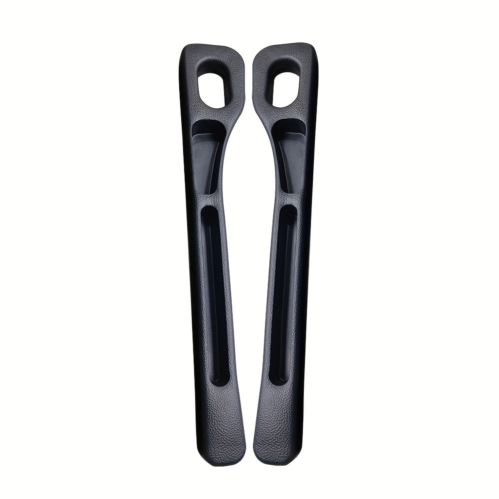 2 Pack Car Seat Gap Organizers Black Plastic Storage with Phone Card Slots