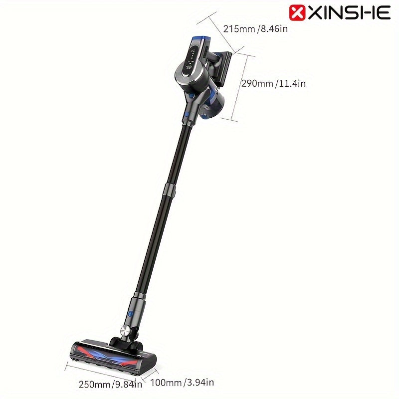 Cordless Handheld Vacuum Cleaner 40000Pa Suction LED Display Long Battery