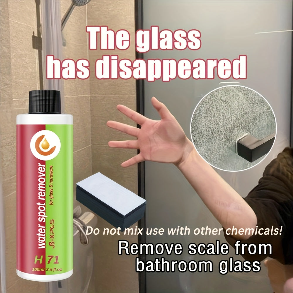 Water Spot Remover Hard Water Descaler Cleaning Paste for Showers Tiles Stainless Steel