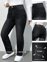 Ayollar uchun ko‘p funksiyali moda mos keladigan shimlar, qora, M o‘lcham