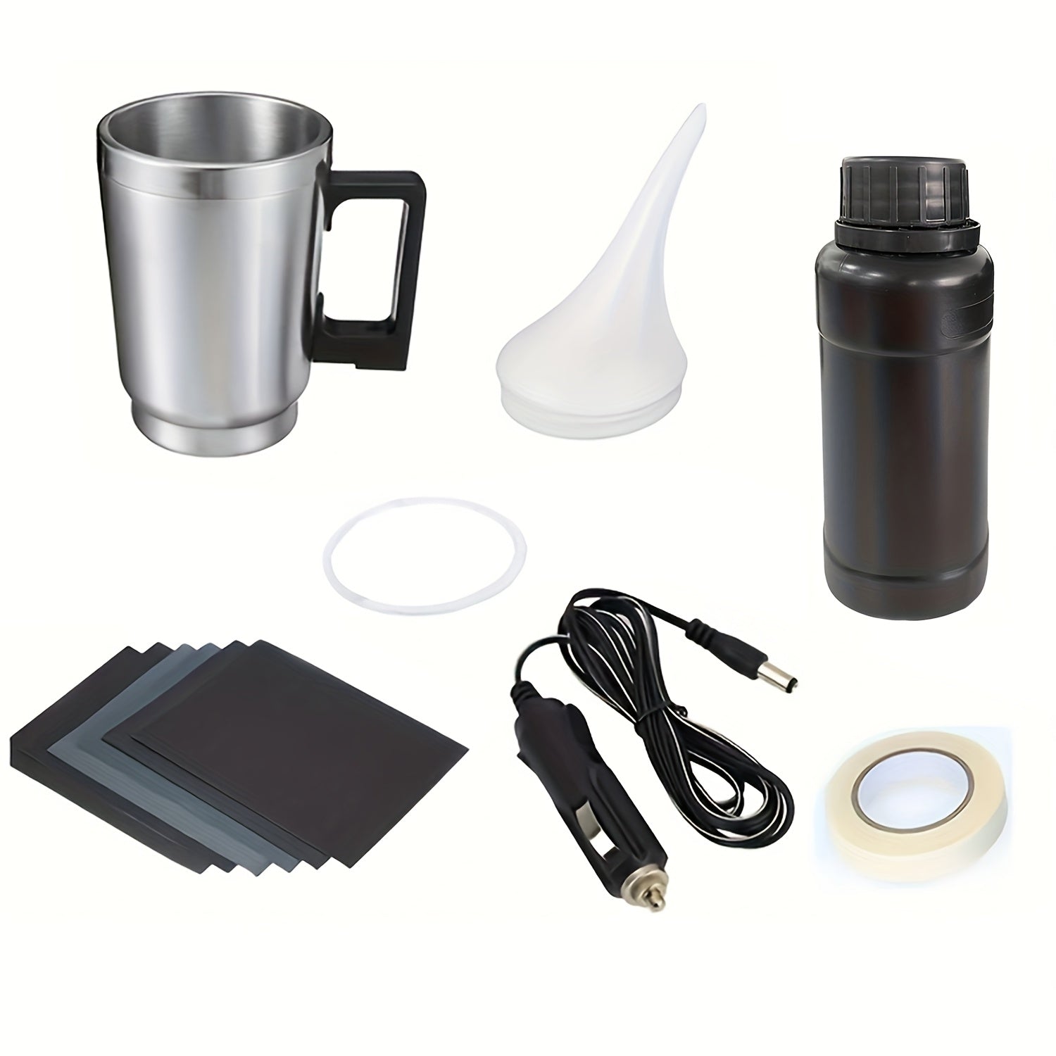 Car Headlight Restoration Kit with Repair Liquid and Polishing