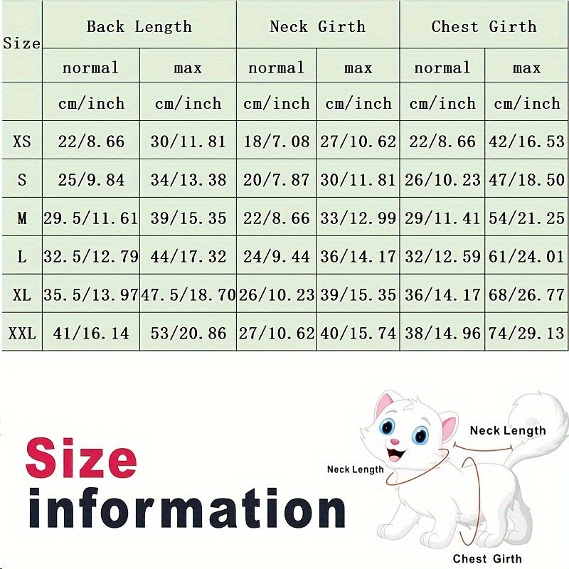Stretchy No-Hair Cat Clothing for Small to Medium Breeds All-Season Knit Fabric