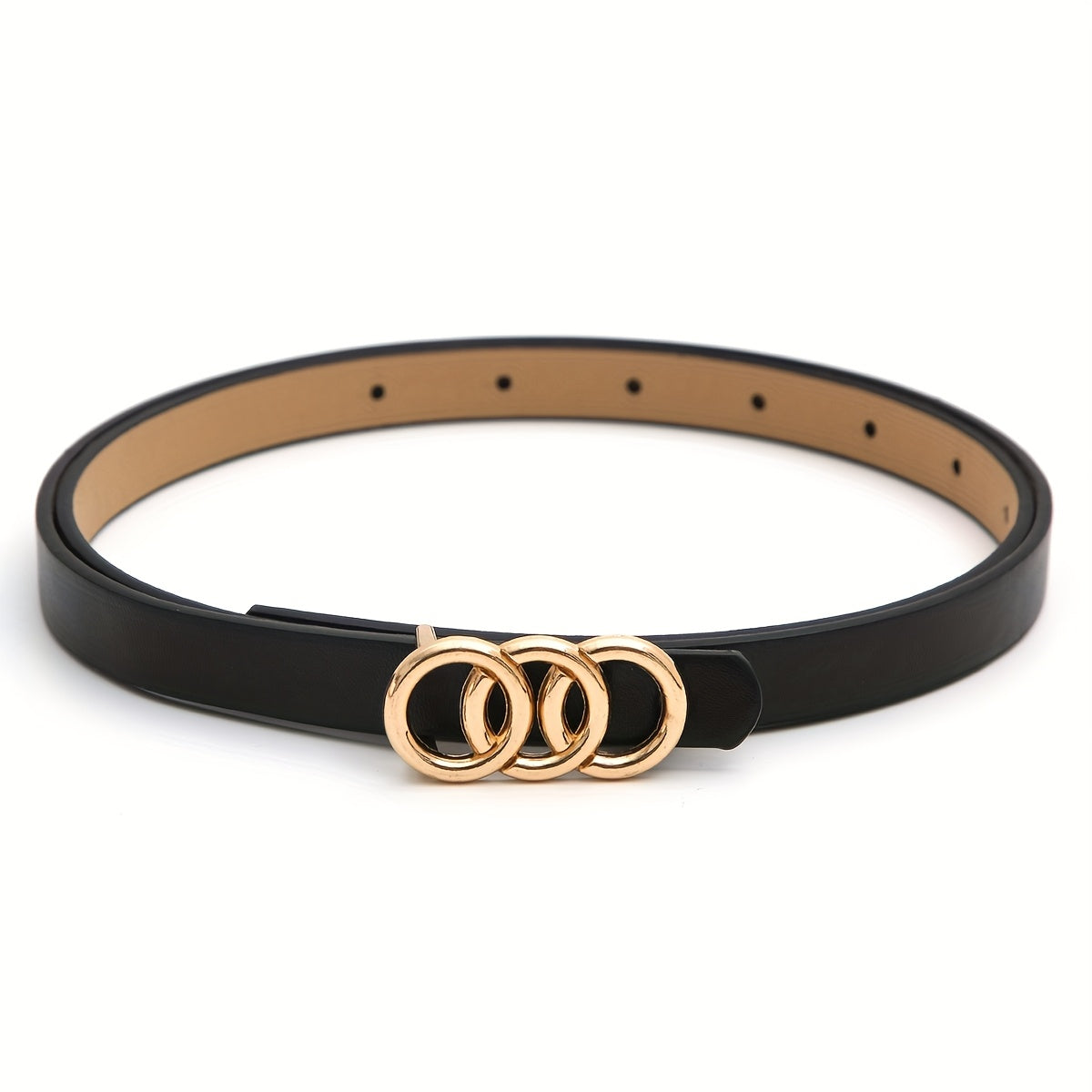 PU charmli charmli 3 ta belbog'lar to'plami ayollar uchun, bir xil rangli, kundalik kiyimlar uchun, jinsiy shimlar bilan mos keladi