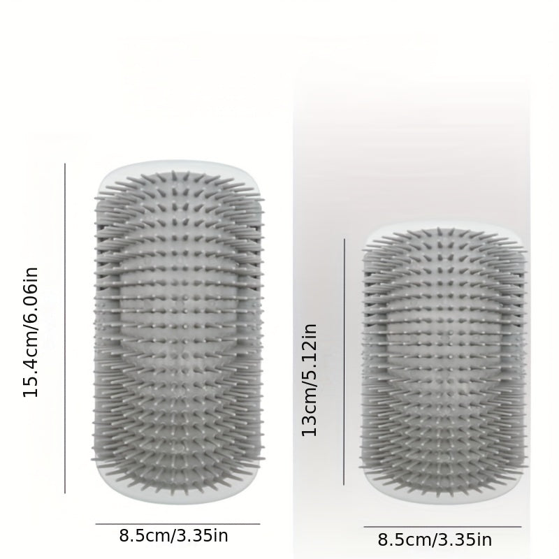 Wall-Mounted Cat Self-Groomer with Massage Comb for Kittens and Puppies