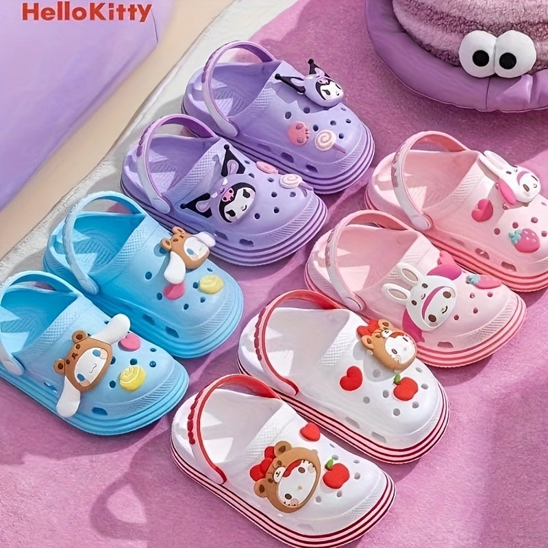 Women's Beach Shoes Slip-Resistant Thick Sole Cute Dog Style