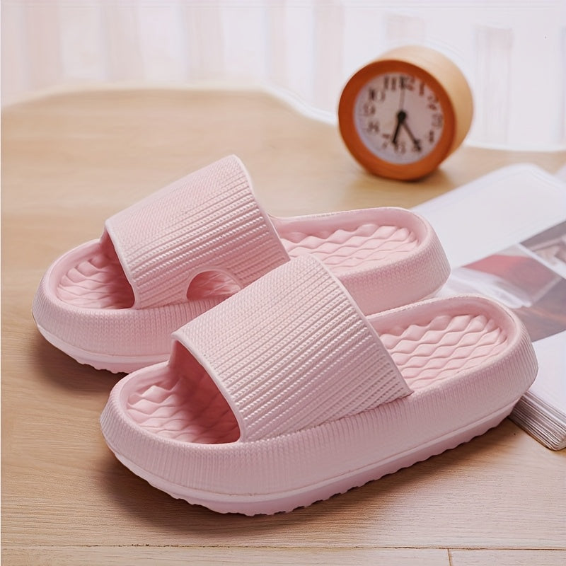 Unisex EVA Slides Soft Cushioned Open Toe Indoor Outdoor Slippers