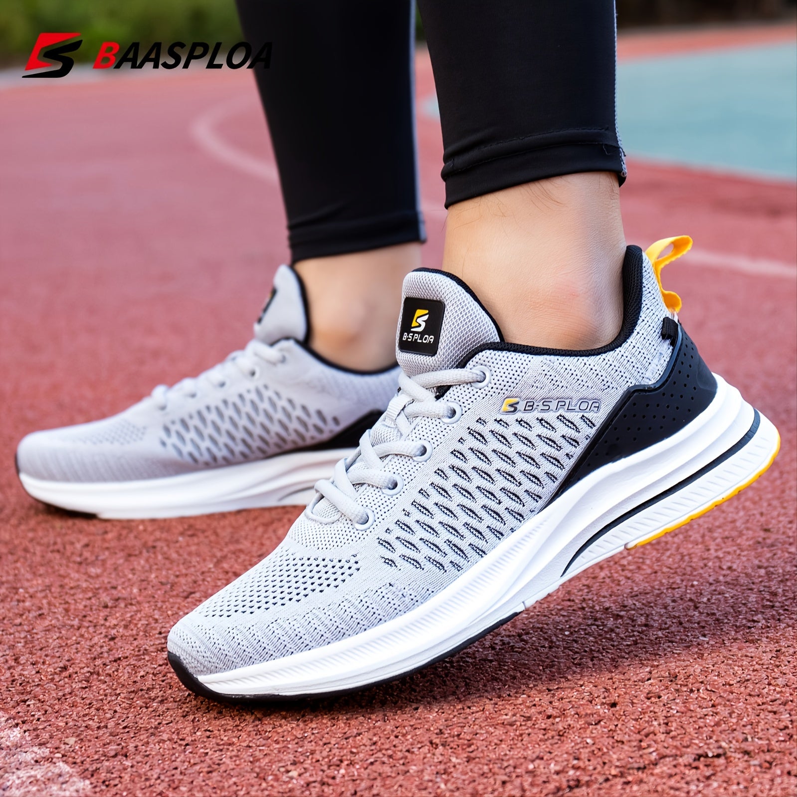 Men's Lightweight Mesh Running Shoes for Gym Jogging Tennis Breathable Cushioned