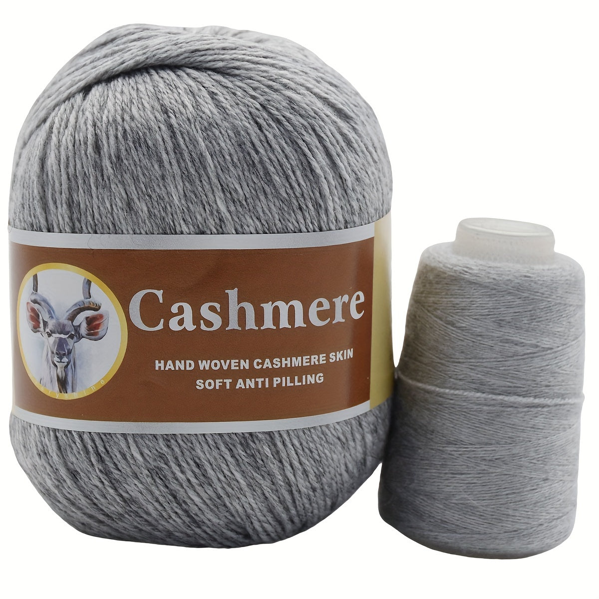 Hand-Woven Cashmere Blend Crochet Yarn 70 Cashmere 320m Assorted Colors
