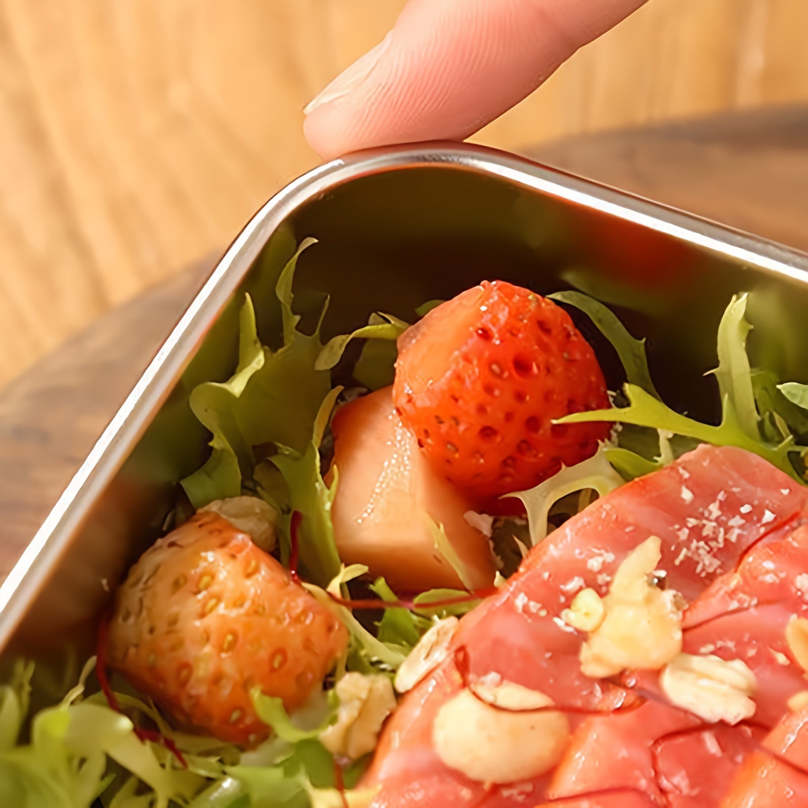 Stainless Steel Storage Container Set of 6 with Lids for Food Organization