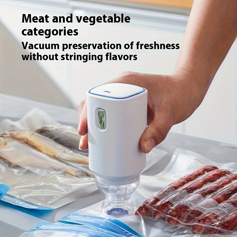 Handheld USB Vacuum Pump with 5 Reusable Bags for Laboratory and Home Use