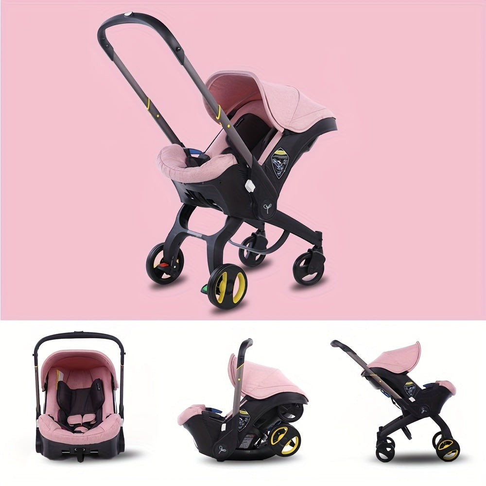 Lightweight Folding Baby Stroller for Mall and Outdoor Use with Multi-Functional Features