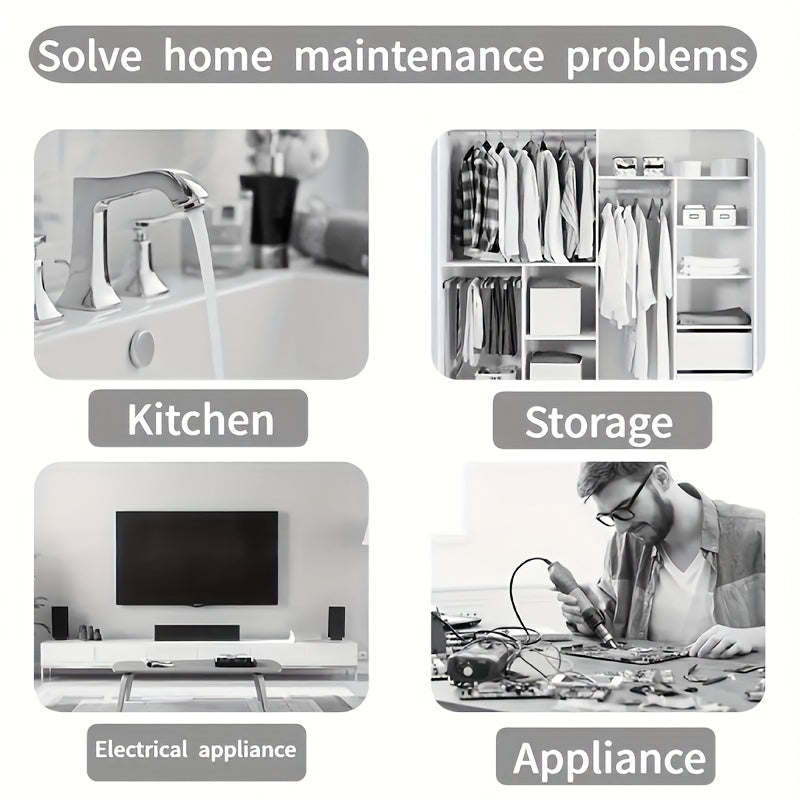 23-Piece Household Hand Tool Set with Screwdrivers Pliers and Storage Case for DIY Repairs