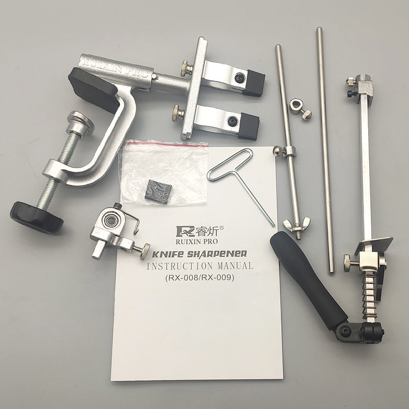 Burchakli maydalagich oshxona uchun pichoq, qaychi, kliplar va aksessuarlar uchun sarguzasht to'plami