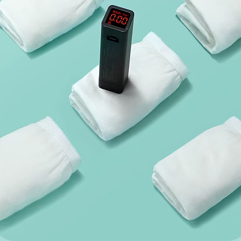 Women’s Disposable Postpartum Underwear Soft Breathable Maternity Shorts, Light Beige, 5 Pack