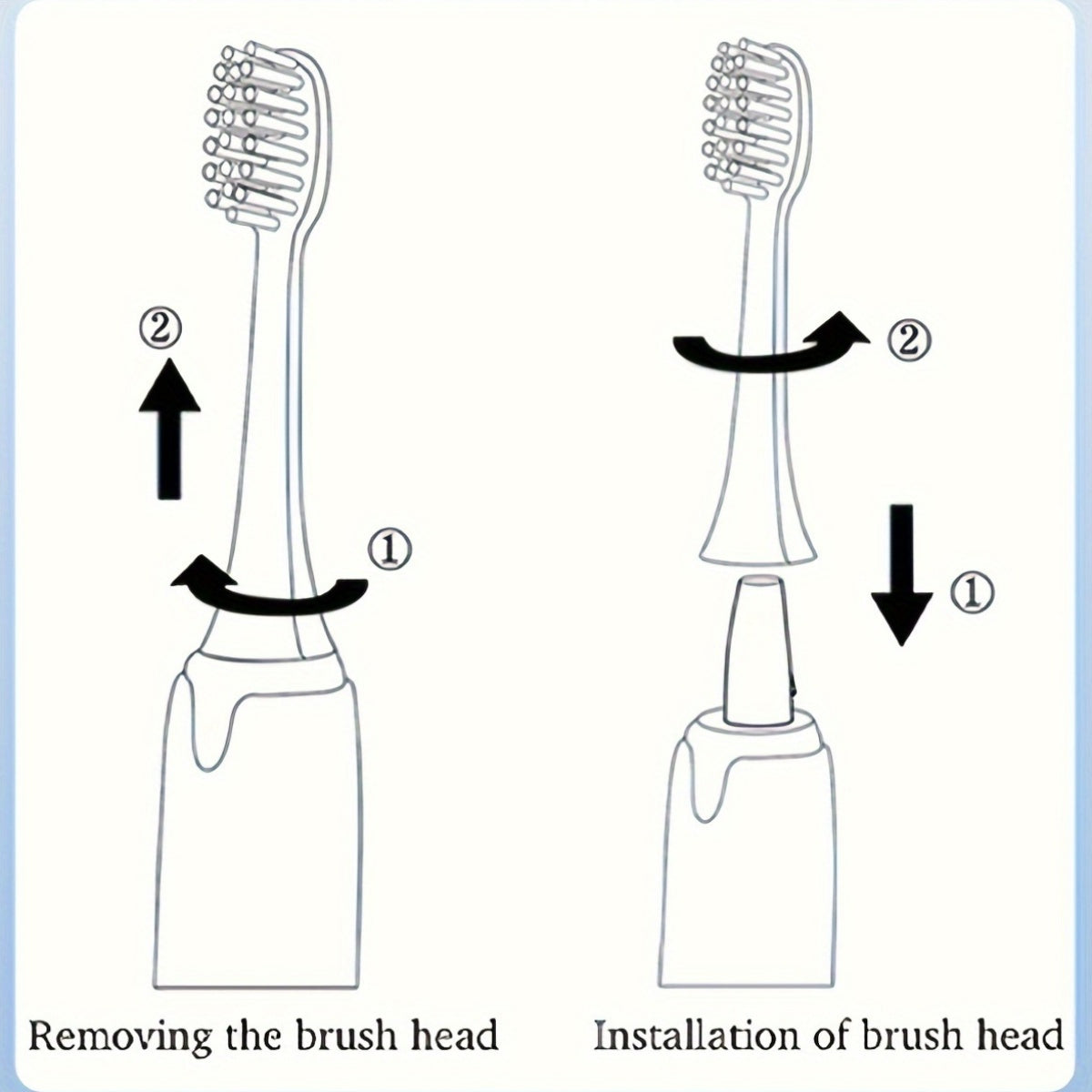 Набор электрических зубных щеток для взрослых с мягкой щетиной, 5 насадками и зарядной базой