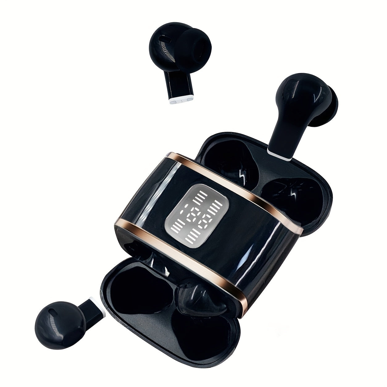 Сенянг True Wireless In-Ear игровые наушники с сенсорным управлением, HD вызовы, перезаряжаемая батарея для Android и iPhone, спортивные наушники, шумоподавление, умные наушники.