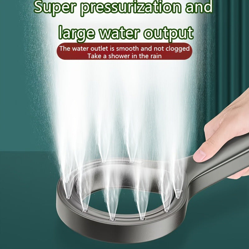 Душевая насадка для воды с экономией воды, с высоким давлением, туманным распылением, дизайном в виде звездного кольца