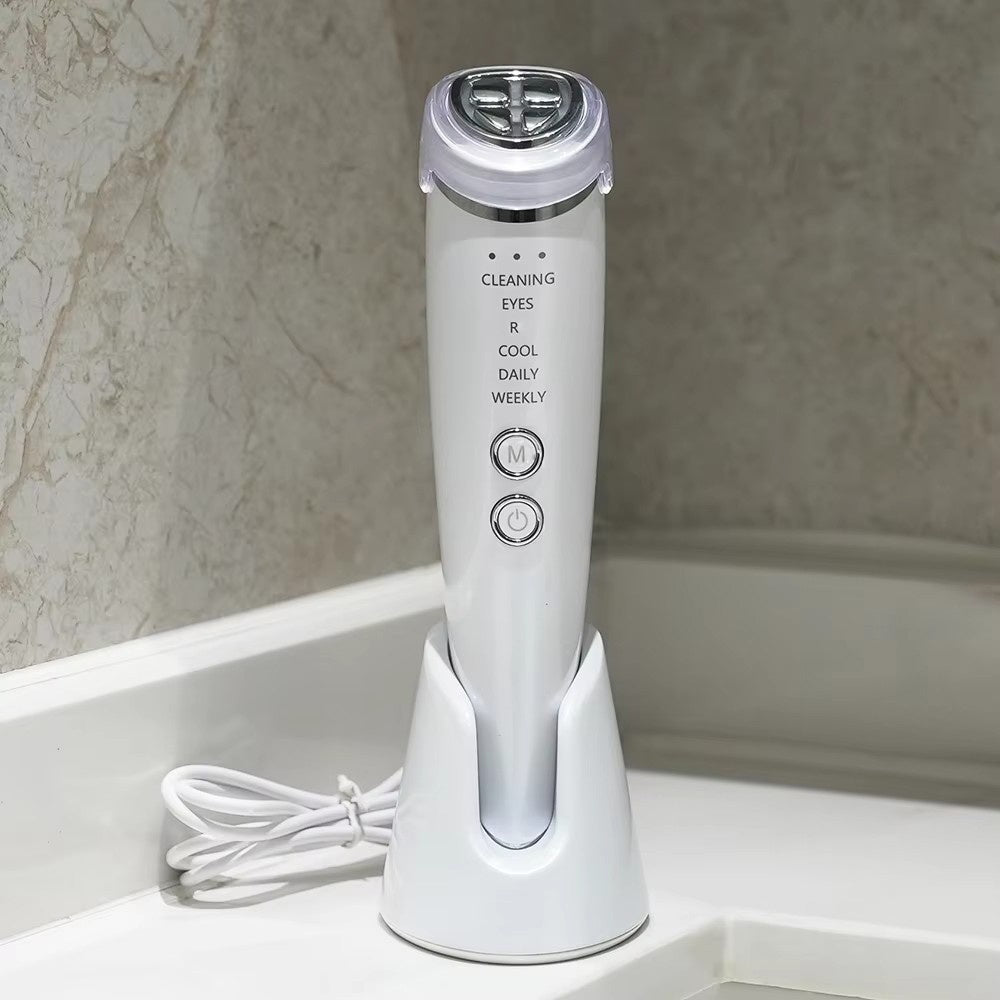 6-in-1 Home Beauty Device with Hot Cold Compress Rechargeable Skin Care Massage