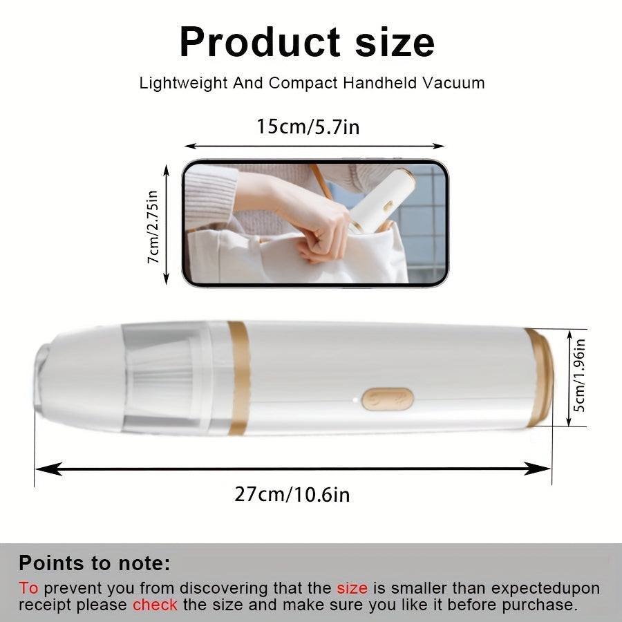 Handheld Vacuum Cleaner Wireless Dual-Purpose Car and Household Dust Remover