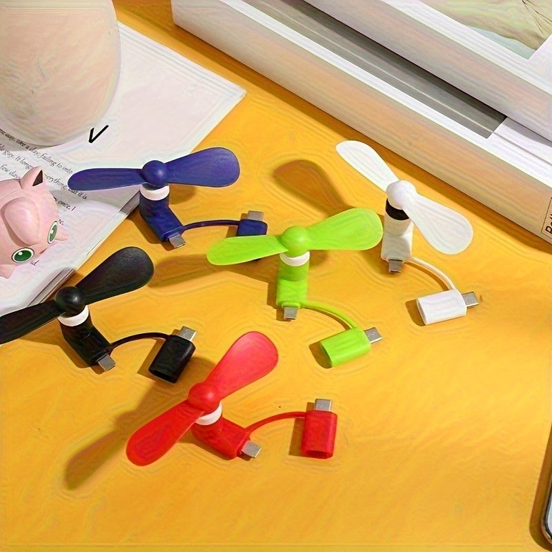 Portable Mini Phone Fan for Travel and Outdoors USB Powered Compact Handheld Fan