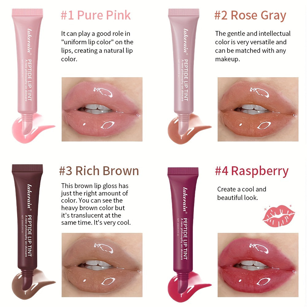 Peptide Lip Tint Tinted Lip Oil Hydrating 4 Colors