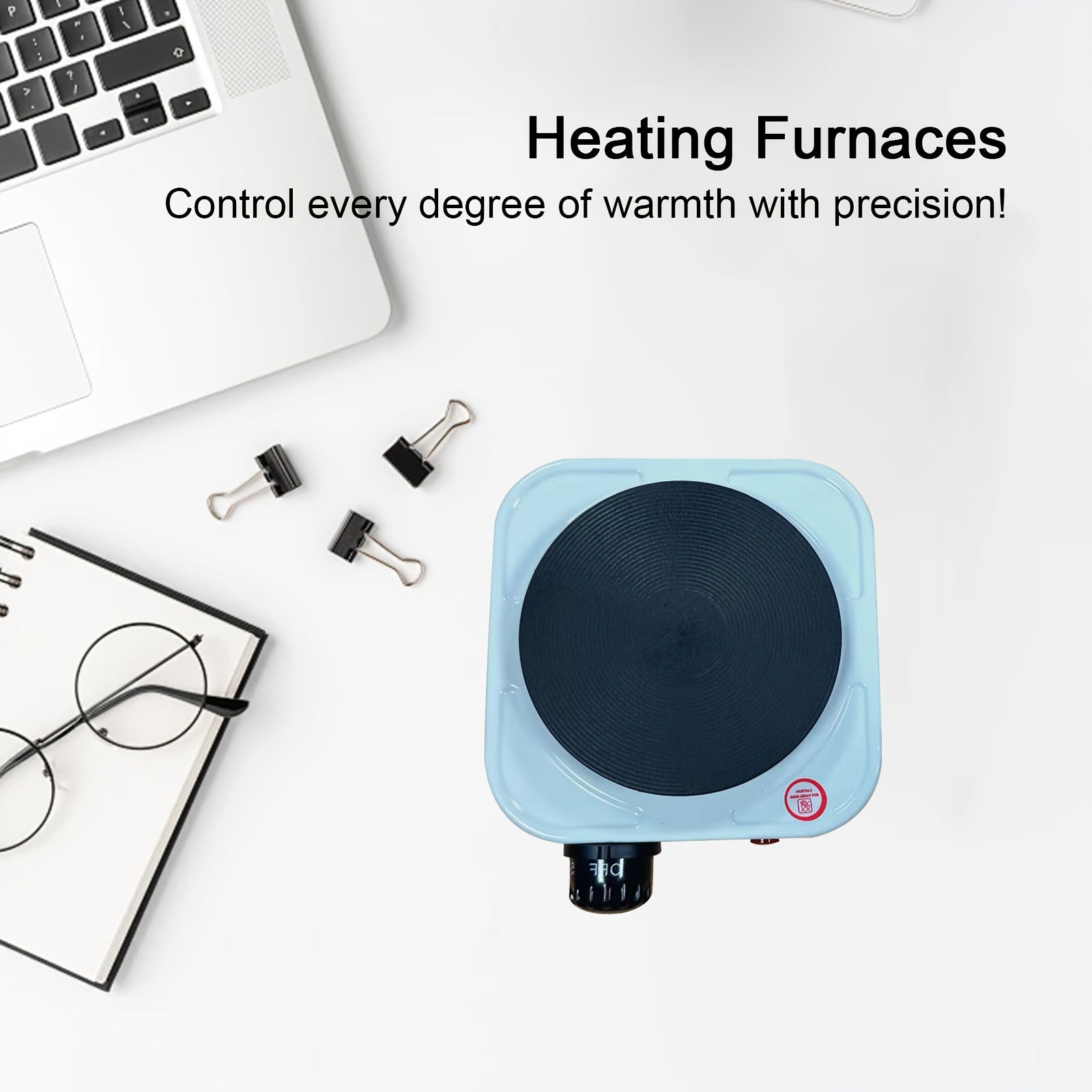 Estufa eléctrica compacta 1000W 220V-240V blanca negra electrodoméstico de cocina