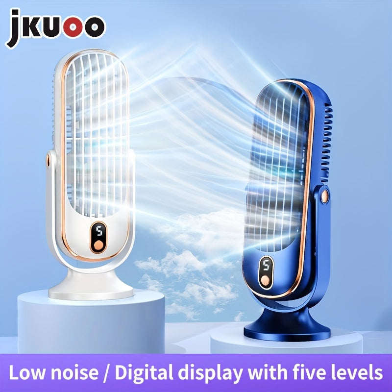 Mini USB Fan Portable Personal Cooler with 5-Speed Adjustable Settings