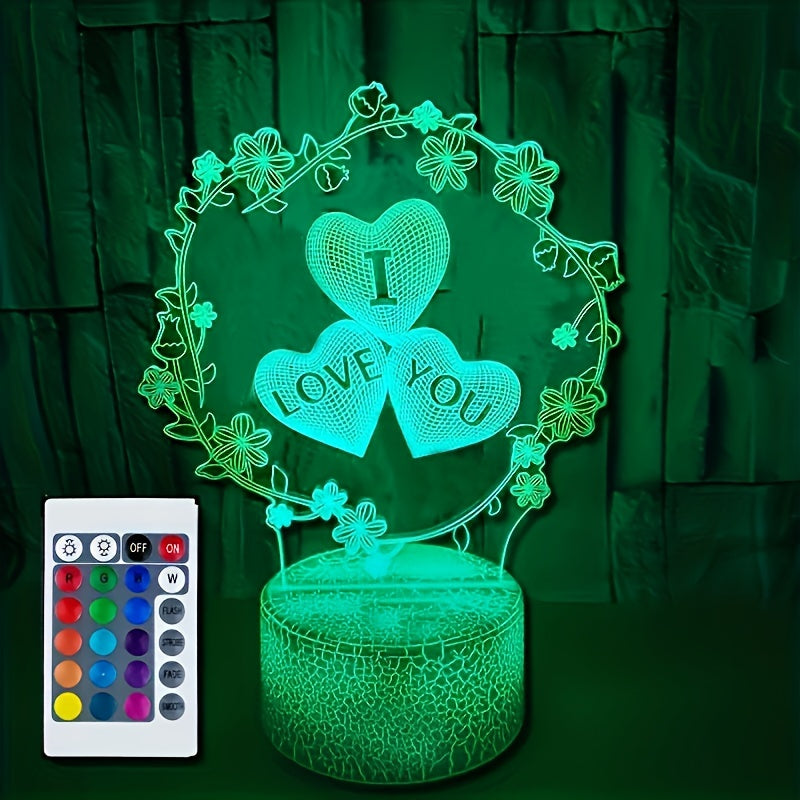 3D LED Light Art Decor for Festivals and Gifts