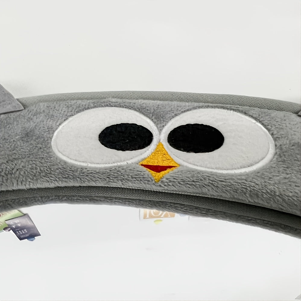 Baby Car Mirror with Cartoon Owl Design for Safety and Entertainment