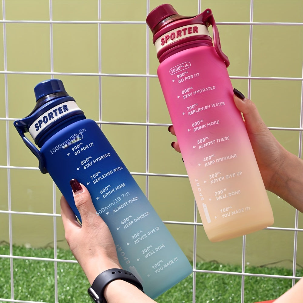 33.81Oz Portable Water Bottle for Sports Outdoor Activities