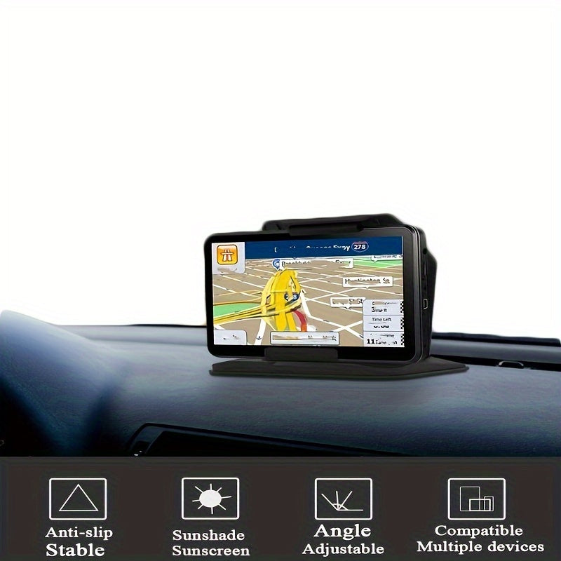 Soporte universal para coche para teléfono y tableta para consola central con orientación de pantalla ajustable