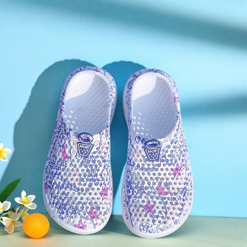 Women's Lightweight Summer Hole Shoes Breathable Comfort Casual Flats