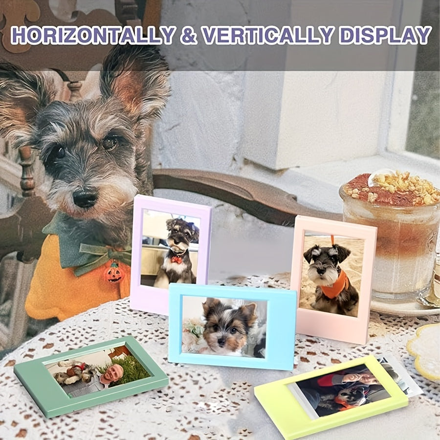 Набор из 7 цветных мини-рамок для фотографий 2x3, специально разработанных для пленки Instax Mini 12/11/9/8/7+/EVO 7,62 см.