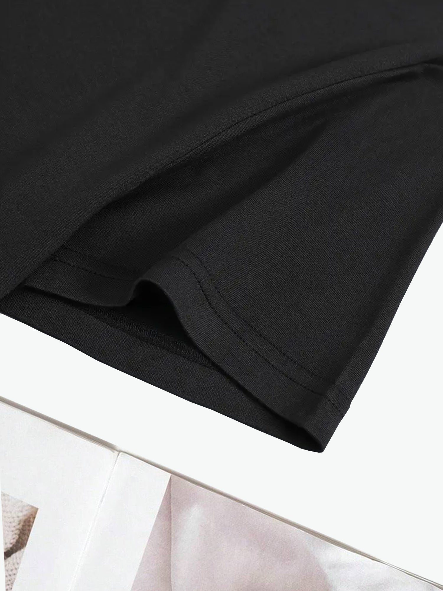 Women's Plus Size T-Shirt Dress Short Sleeve Abstract Face Black White Geometric